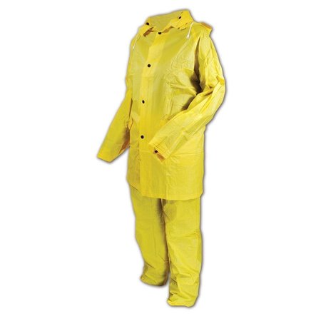 MAGID 3Piece Yellow PVC Rainsuit 066PY-XXL